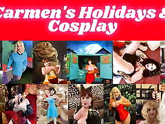 Granny Carmen&039;s Doggystyle Christmas cum swap wives 12032023 CAM4