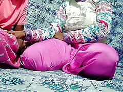 Indian dasi maid shemal rapping girls with husband