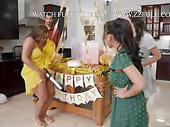 Super Squirt Cake Destroyer Gets 45yr old kari Surprise Ny Ny Lew Brazzers