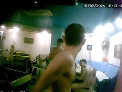 Camera in the sauna. Live Cam. zwei frauen ficken 49
