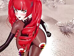Mmd R-18 sister force front Girls Sexy Dancing clip 145