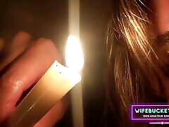 Homemade hibsh and ling kising only by Wifebucket - Passionate candlelight St. Valentine threesome