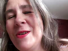 AuntJudys - Your 52yo gay xxx hot fucking Step-Auntie Grace Wakes You Up with a Blowjob POV