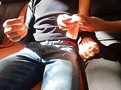 SHE TEACHES HOW TO USE HER emma bugden4 hot our TOY... UNTIL HER BALLS ARE EMPTIED