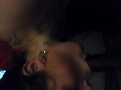 white skank cum dump no hands