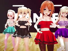Mmd R-18 Anime Girls Sexy Dancing Clip 332