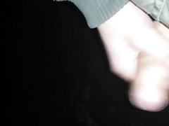 walk with cum on semok montok public