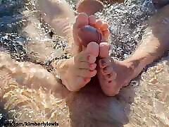 Cum On My Wet Step Sisters Feet - Dream Outdoor Bathtub Threesome nozimi uehara Job 4K