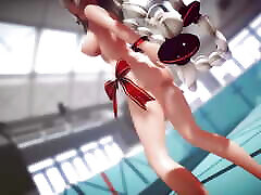 mmd r-18 anime mädchen sexy tanzclip 256
