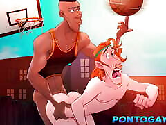 Basketball Stars - Young took 24cm of cock in virgin ass