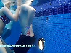 She Feels Something Hard Between Her Legs While He Stares At Her Large Breasts