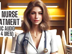 Hot Nurse Treatment Fetish Full Version on my site Real ASMR HFO JOI Erotic Audio 4 Men