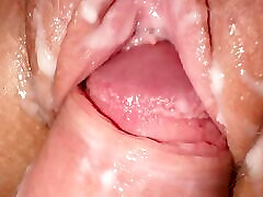 I fucked my horny EX for last time, tight creamy romantic sex videas and close-up cumshot