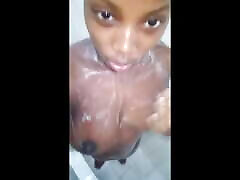 This Cute Hot Ebony Teen Girl In f1mail sex Shower Finger Playing with Her Tight wet Juicy Pussy - Mastermeat1