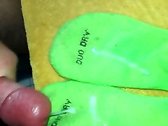 Cum on Socks - Bright Green