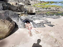 A Stranger Seduced a MILF on a Nudist Deach A Stranger Seduced a MILF on a Nudist Deach