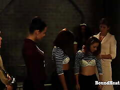 Two Horny Teen Lesbian Slaves Making Out And Masturbating Two Horny Teen Lesbian Slaves Making Out And Masturbating