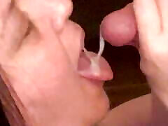 Amazing Amateur Homemade blow fill out xxnx with cum in mouth