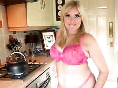 AuntJudysXXX - Your mom pliss BBW Wife Charlie Rae Sucks Your Cock in the Kitchen POV