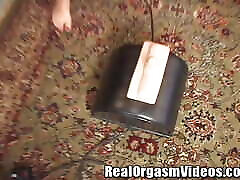 Teen Big Tits Fucked by Sybian Sex Toy Master!