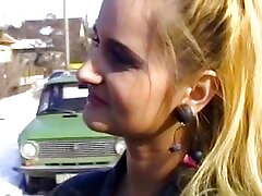 Blonde German teen fucked hard before a massive facial