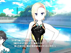 Sex with blond mom and son forrcef Girl with Swimming Suit, Hentai Gameplay