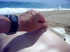 naked benita 1 on beach