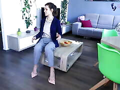Super Worn High Heels on Her Sexy Feet 4k 2160p