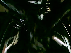 Rubber gimp in the dark