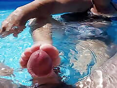 Girlfriend plays with my cock underwater in hd bbw indian sex sorority bdsm pool