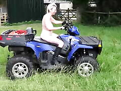 Crazy gay real truckstop porn Matures in floppy hats on a Quad bike