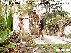 Thick & Juicy Brazilian Bala Levado gets DP by Two Cocks by BrasilBimbos