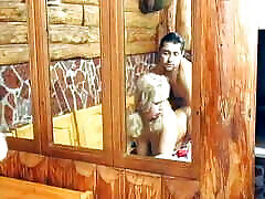 Sexy German blonde fucked in the tavern