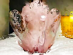 Morning Wake Up - nikling blood Nude Yoga Session - Grey Desire