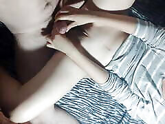 Sexy Korean girl was fucked and filled her pussy with cum by her stepfather