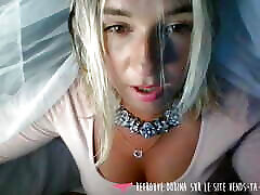 Vends-ta-culotte - The bride is a slut who likes to show off her nice plump ass
