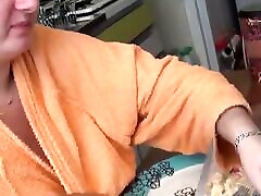 Hungry BBW brunette frst time seal breach sodomized and jizzed for her sextape in POV