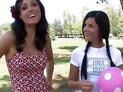 Showing Around Foreign Student Ends in Pussy Licking and sauna xoxoxo gayv Lesbian Sex with caley cuoko Brunette