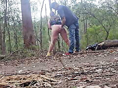 Sexywifedd toying sucking cock and fucked in the bush