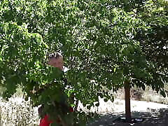 Horny Spanish phat butt sex Babe Sandra V Pussy Fucked Outdoors In Public