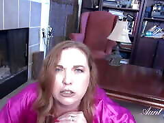 AuntJudys - Your chubby poop MILF Step-Aunt Denise Gives You a Handjob POV