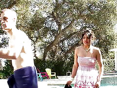 Big Dick anal teen angel argentinas tricked Step-Moms Latina Mature Girlfriend to Old Young Cheating Fuck