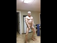 nakedguy1965 getting dressed for work