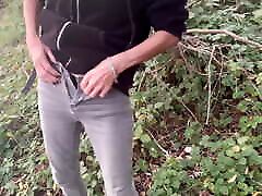 Hot Wife Gets Extreme Pussy Eating in the Park with a Mature Stranger