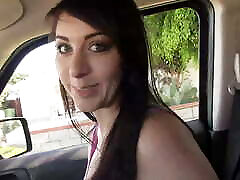 Busty Curvy Brunette Swallows Every Drop of Cum
