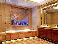 A dental patient sucked his dentist cock at the adult store glory hole and they continue fucking at the clinic