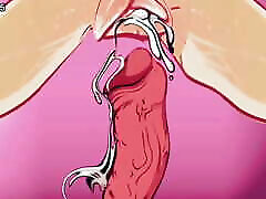 Compilation of Solo Female Enjoying their Dildo and Fuck Machine - Cartoon Hentai Animation