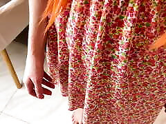 Stepfather Fucks Stepdaughter for Watching on Him with Stepmother - Russian Amateur with Conversations