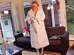 ku swingers Jerk off Instructions. Otk Boots, Leather Gloves, Masturbation in Pvc Coat! Arya Grander