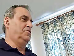 Fat old top hart xxx licks and sniffs around Paige Ashleys backdoor